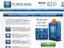 Tablet Screenshot of pchealthadvisor.com